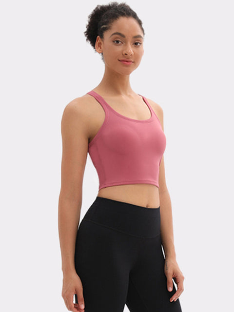 Yoga vest with chest pads antibacterial nude sports bra all-in-one beautiful back bra