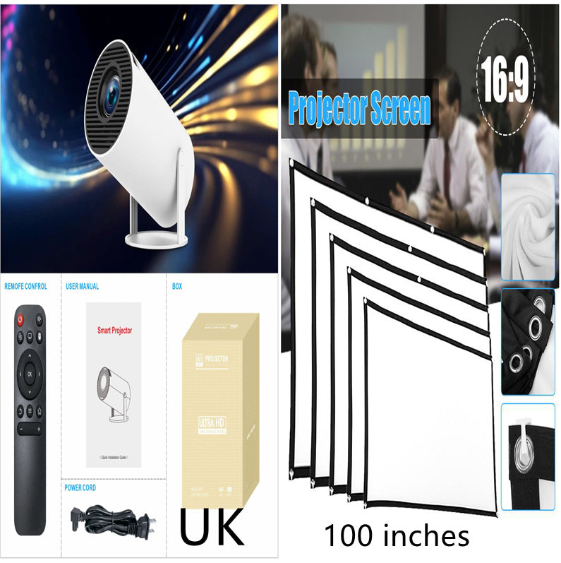 HY300 Pro Projector Home Theater Entertainment Portable Small Projector - Rokkaku 18 online shop