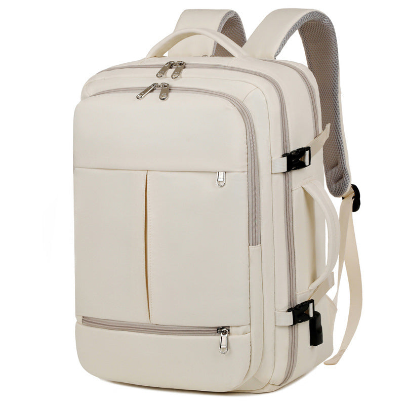 Large Capacity Backpack For Women Men Multiple Pockets And Zippers Versatile Computer Bags Business Travel Backpack - Rokkaku 18 online shop