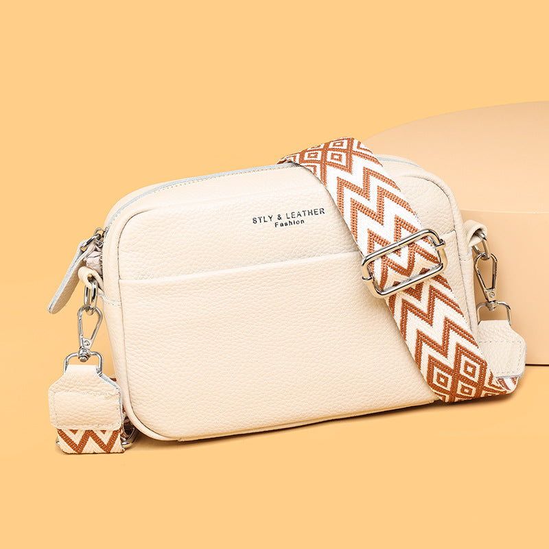 Fashion Shoulder Crossbody Bags With Rhombus Embroidered Wide Shoulder Strap Cute Small Square Bag Women - Rokkaku 18 online shop