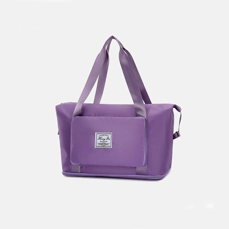 Foldable Storage Travel Bag Waterproof Large Capacity Gym Fitness Bag Weekender Overnight For Women - Rokkaku 18 online shop