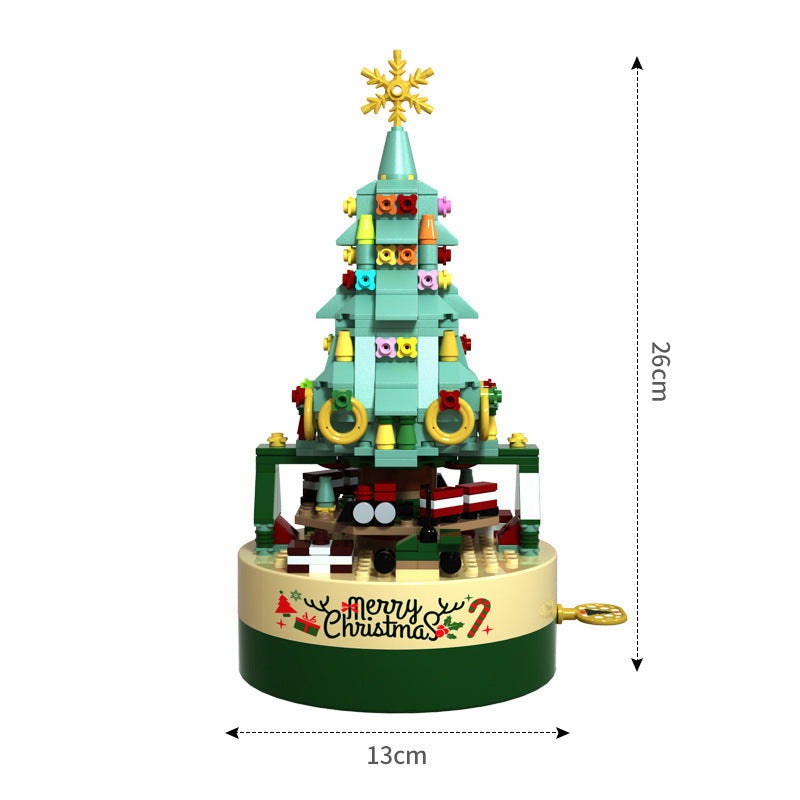 Christmas Tree Blocks Spin Music Box Blocks - Rokkaku 18 online shop