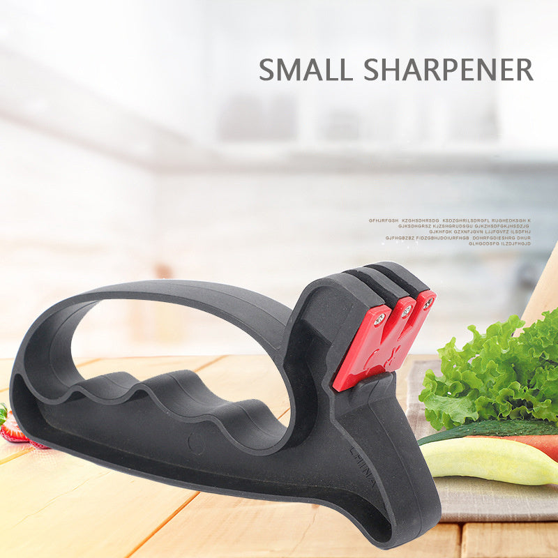 Knife Sharpener Handheld Scissor Blade Sharpening Convenient Kitchen Tools Grindstone 2 In 1 Kitchen Gadgets - Rokkaku 18 online shop