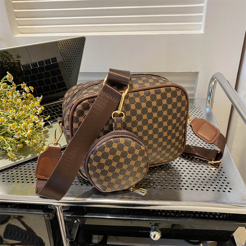 Vintage Pattern Crossbody Bags For Women Shoulder Shell Bag Trend Small Purse And Handbag Luxury Designer Female Square Bag Women's Bag - Rokkaku 18 online shop