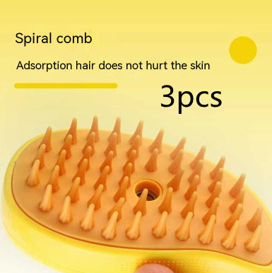 3 In 1 Cat Steam Brush Steamy Dog Brush Electric Spray Cat Hair Brushes For Massage Pet Grooming Comb Hair Removal Combs - Rokkaku 18 online shop