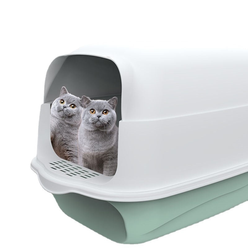 Litter Box Fully Enclosed Cat Toilet - Rokkaku 18 online shop