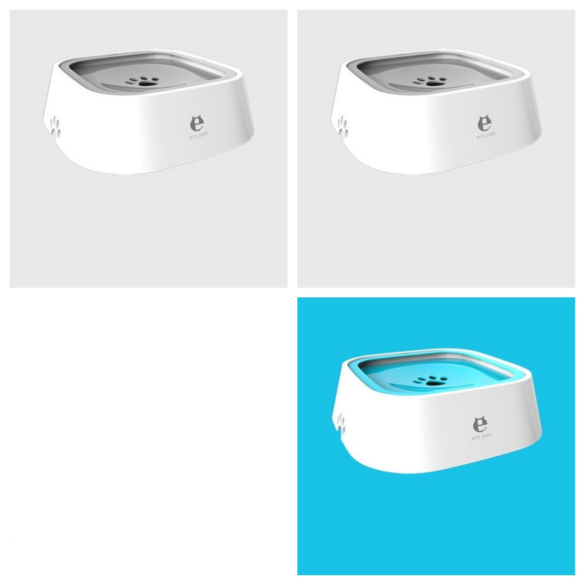 1.5L Cat Dog Water Bowl Carried Floating Bowl Anti-Overflow Slow Water Feeder Dispenser Pet Fountain ABS&PP Dog Supplies - Rokkaku 18 online shop