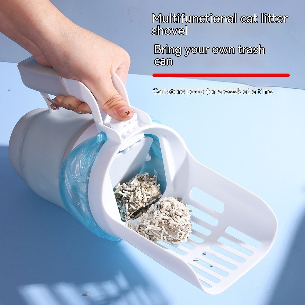 Upgrade Widen Cat Litter Shovel Scoop With Refill Bags Large Cat Litter Box Self Cleaning Cat Waste Bin System Pet Supplies Pet Products - Rokkaku 18 online shop