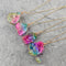 Seven-color, Natural Stone Rough Stone Winding, Crystal Pendant Transparent