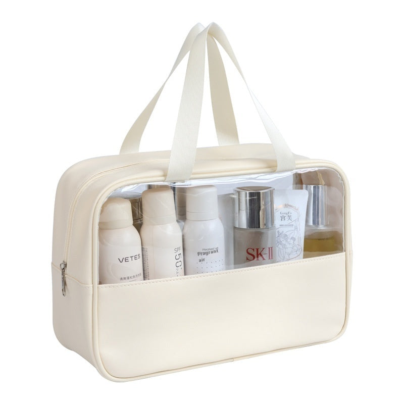 Large Capacity Cosmetic Bag Women's Transparent - Rokkaku 18 online shop