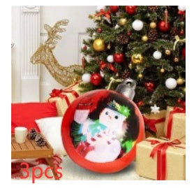 Christmas Ornament Ball Outdoor Pvc 60CM Inflatable Decorated Ball PVC Giant Big Large Balls Xmas Tree Decorations Toy Ball - Rokkaku 18 online shop