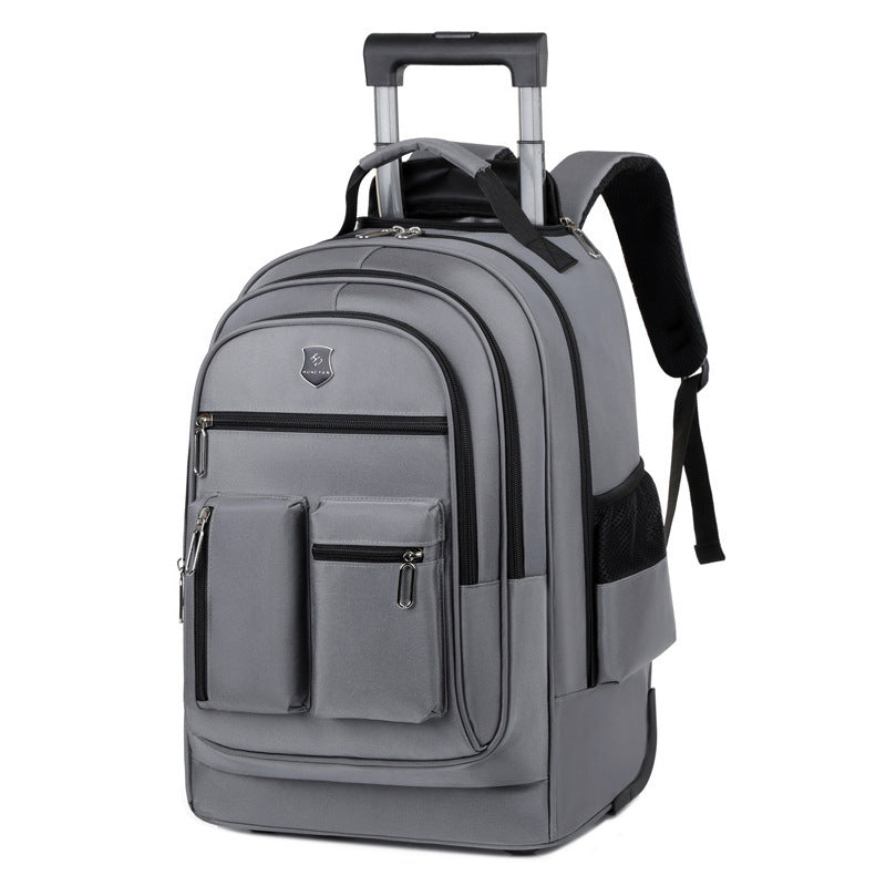 Trolley Backpack Ultra-light Trolley Bag Large Capacity Single-directional Wheel - Rokkaku 18 online shop