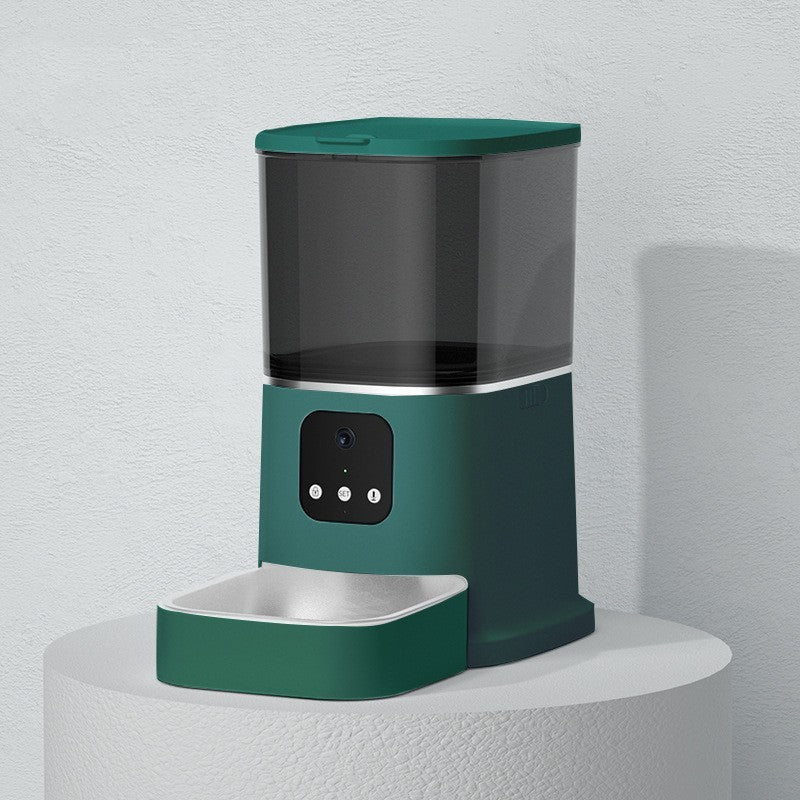 Pet Automatic Feeder Large Capacity Smart Voice Recorder APP Control Timer Feeding Cat Dog Food Dispenser With WiFi Pet Bo - Rokkaku 18 online shop