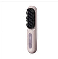 2 In 1 Straight Hair Comb Wireless Hair Straightener Brush Hair Fast Heating Portable Hot Curler USB Charging - Rokkaku 18 online shop