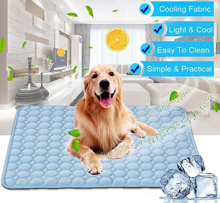 Pet Dog Cat Ice Silk Cold Nest Pad For Cooling In Summer - Rokkaku 18 online shop