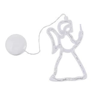 Christmas LED Suction Cup Chandelier Santa Claus Elk Snowman Lights Holiday Party Window Decor Lamps Battery Powered - Rokkaku 18 online shop