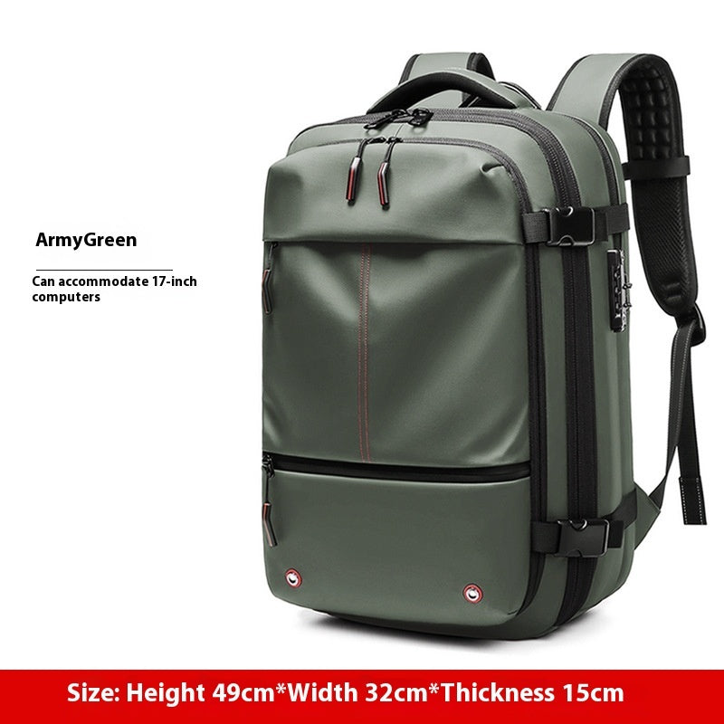 Travel Backpack Men's Business Multifunction Computer Bag Vacuum Compression Large-capacity Backpack - Rokkaku 18 online shop