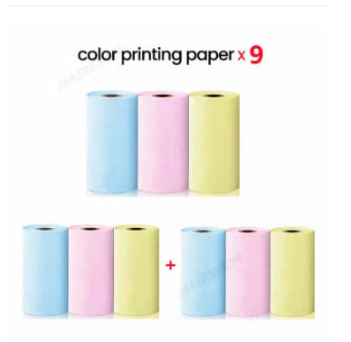 Portable Mini Thermal Label Printer Home Photo Printer Student Wrong Question Printer Bluetooth-compatible Mini Label Printer Price Tag - Rokkaku 18 online shop