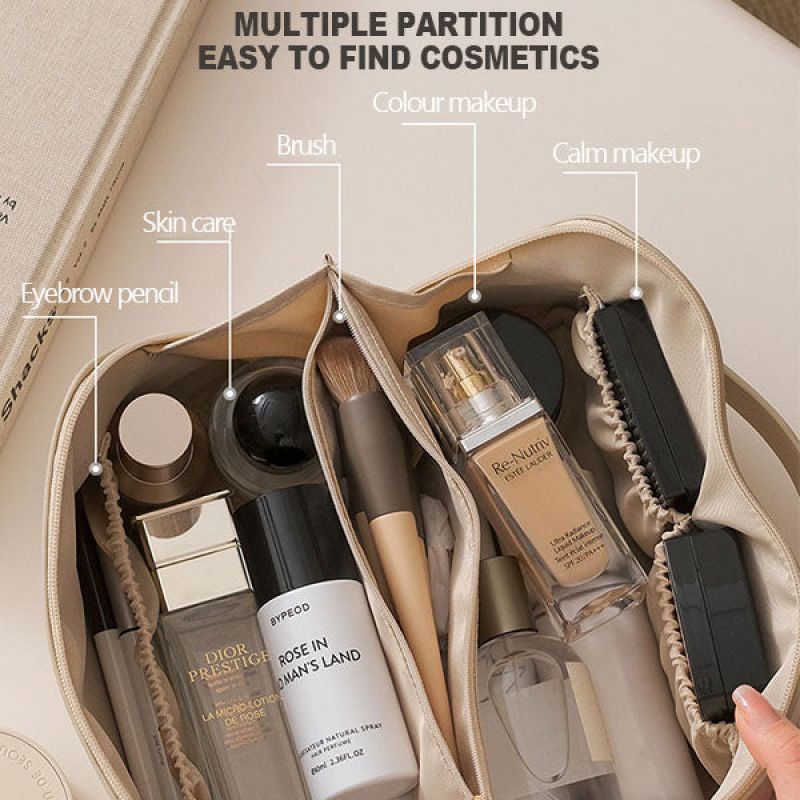 Travel Cosmetic Bag Large Capacity Multifunction Travel Cosmetic Bag Women Toiletries Organizer Female Storage Make Up Case Tool - Rokkaku 18 online shop