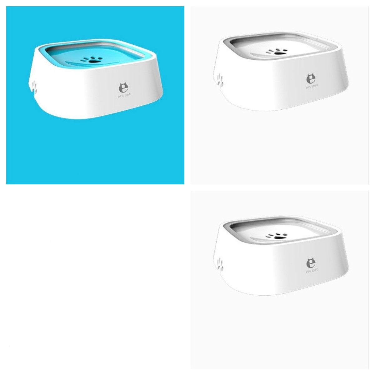 1.5L Cat Dog Water Bowl Carried Floating Bowl Anti-Overflow Slow Water Feeder Dispenser Pet Fountain ABS&PP Dog Supplies - Rokkaku 18 online shop