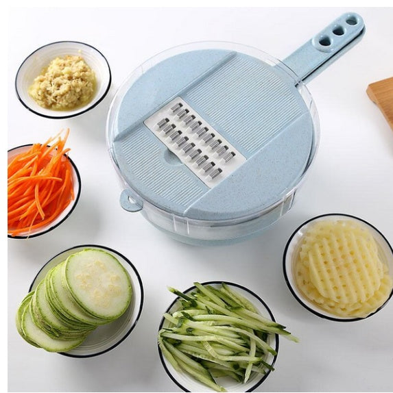 8 In 1 Mandoline Slicer Vegetable Slicer Potato Peeler Carrot Onion Grater With Strainer Vegetable Cutter Kitchen Accessories - Rokkaku 18 online shop