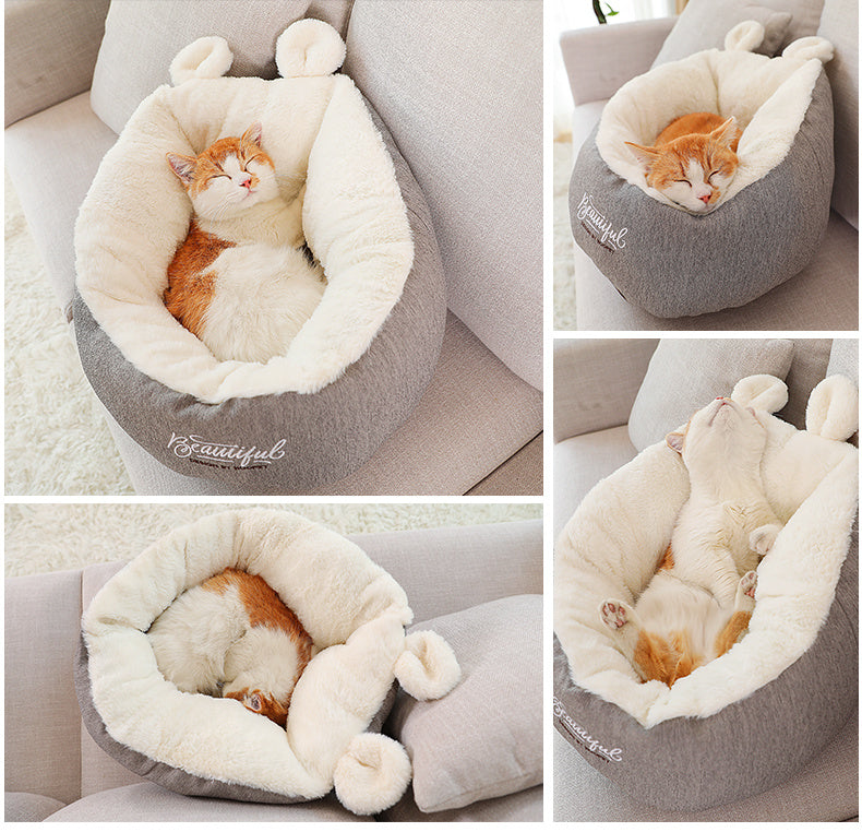 Pet Dog Bed Warming Soft Sleeping Bag Cushion Puppy Kennel - Rokkaku 18 online shop