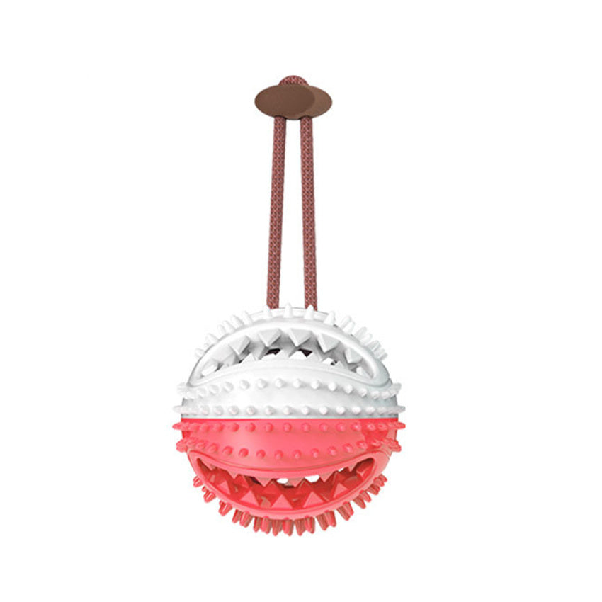Dog Toys Silicon Suction Cup Tug Interactive Dog Ball Toy For Pet Chew Bite Tooth Cleaning Toothbrush Feeding Pet Supplies - Rokkaku 18 online shop