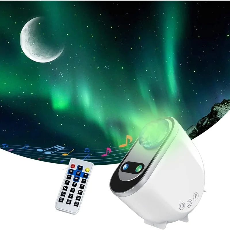 Aurora Borealis Starlight Projectors LED Galaxy Star Atmosphere Galaxy Night Light Home Bedroom Sky Moon Lamp Room Decor Gift - Rokkaku 18 online shop