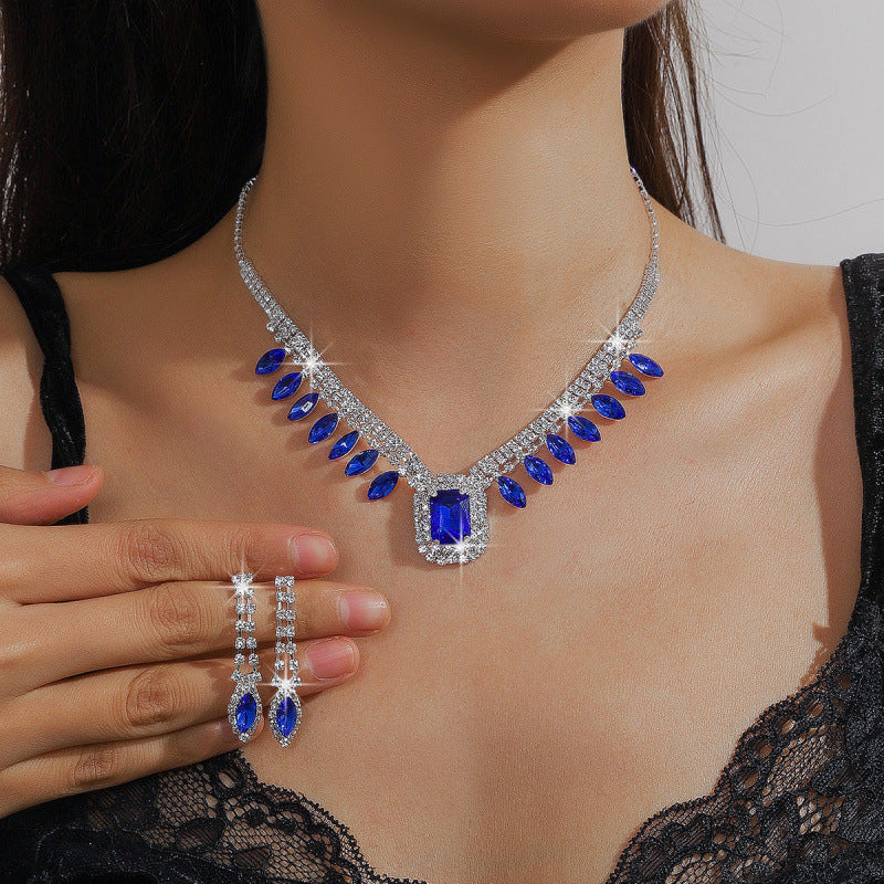 Banquet Dress Stylish Elegant Necklace Suit - Rokkaku 18 online shop