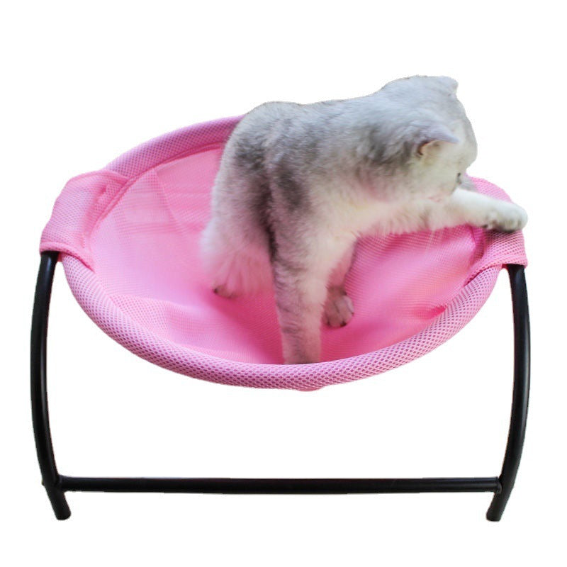 Cat Hammock Bed Free-Standing Cat Sleeping Cat Bed Cat Supplies Pet Supplies Whole Wash Stable Structure Detachable Excellent Breathability Easy Assembly Indoors Outdoors - Rokkaku 18 online shop