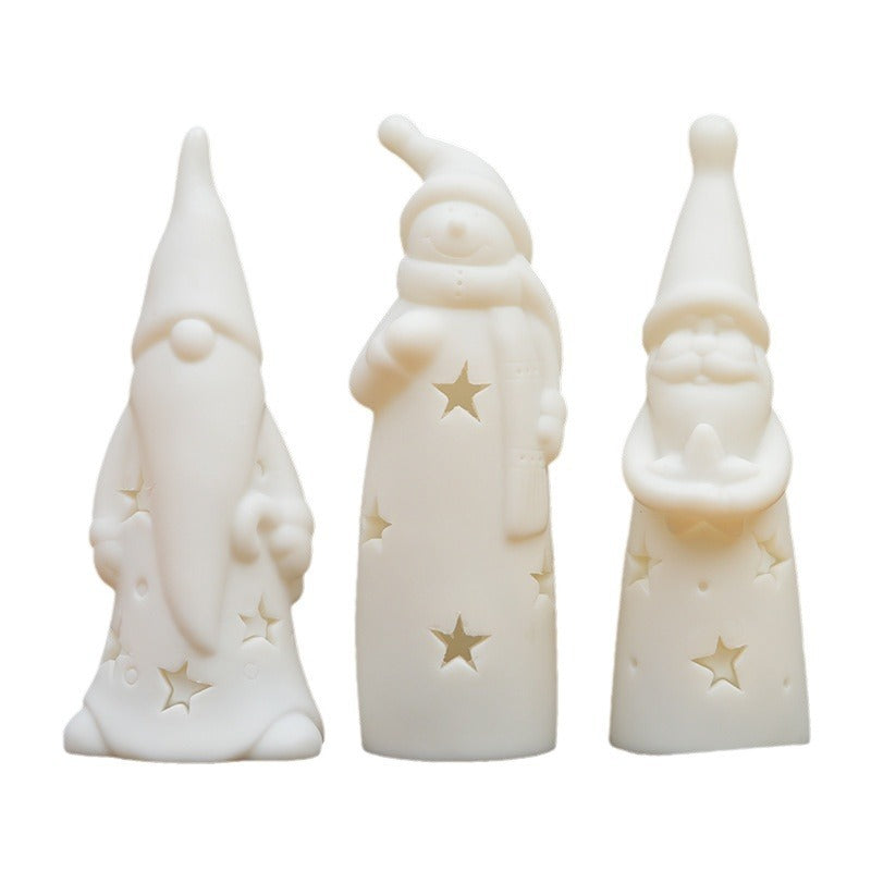 Christmas Night Lights Creative Bedside Lamp LED Candle Light - Rokkaku 18 online shop