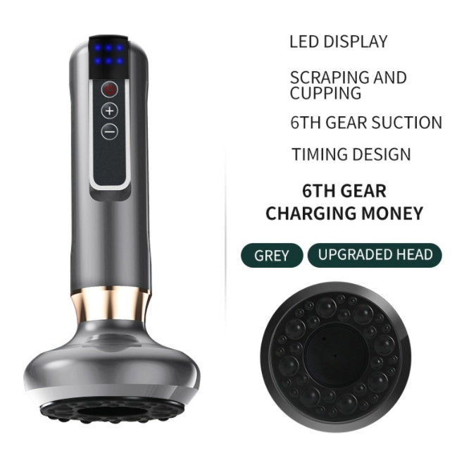 Electric Vacuum Cupping Massager For Body Anti-Cellulite Suction Cup Gua Sha Massage Body Cups Guasha Fat Burning Slimming Jars - Rokkaku 18 online shop