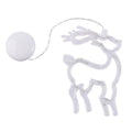 Christmas LED Suction Cup Chandelier Santa Claus Elk Snowman Lights Holiday Party Window Decor Lamps Battery Powered - Rokkaku 18 online shop