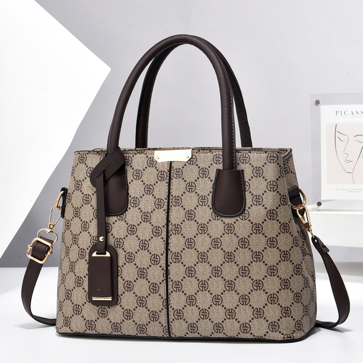 Women PU Leather Handbags Ladies Large Capacity Tote Bag Female Square Shoulder Bags New Fashion Crossbody Bags - Rokkaku 18 online shop