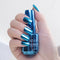 Mirror silver nail polish metal color stainless steel