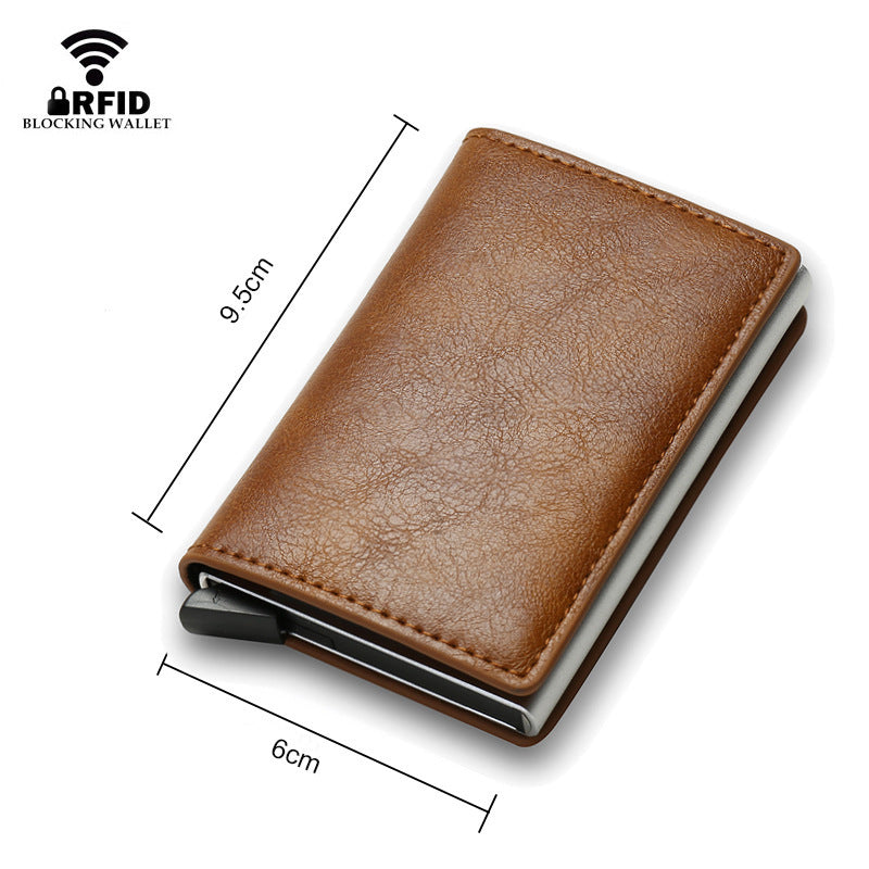 Credit Card Holder Smart Minimalist Wallet Pocket Men Women Slim Cardholder Bank Secure Creditcard Case - Rokkaku 18 online shop