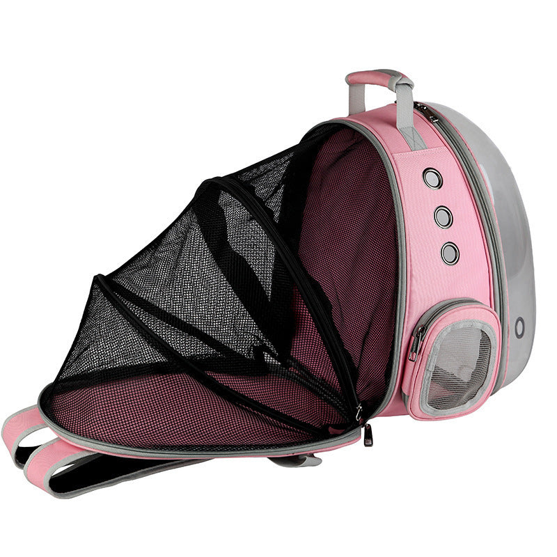 Portable Pet Puppy Backpack Carrier Bubble, New Space Capsule Design 360 Degree Sightseeing Rabbit Rucksack Handbag - Rokkaku 18 online shop
