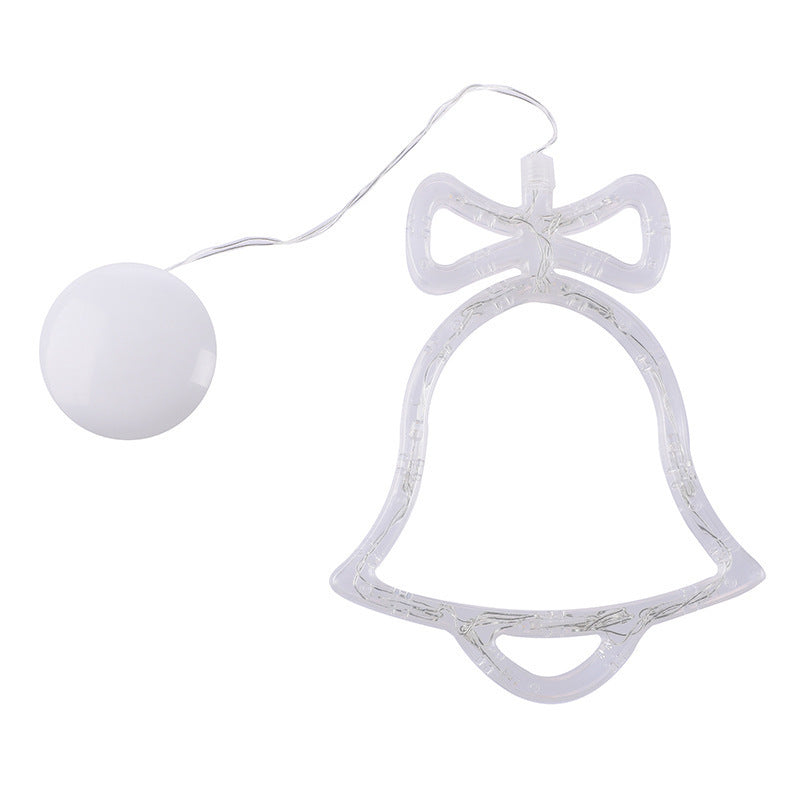 Christmas LED Suction Cup Chandelier Santa Claus Elk Snowman Lights Holiday Party Window Decor Lamps Battery Powered - Rokkaku 18 online shop