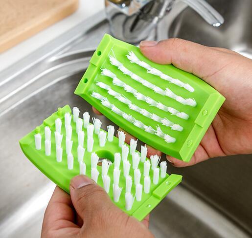 Creative Kitchen Knife And Fork Chopsticks Cleaning Brush With Suction Cup Fruit And Vegetable Cleaning Brush Kitchen Cleaning Brush - Rokkaku 18 online shop