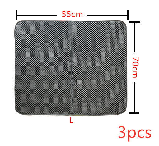 Double Layer Litter Cat Bed Pads Pet Cat Litter Mat Trapping Pets Litter Box Mat Pet Product Bed For Cats House Clean Mat - Rokkaku 18 online shop
