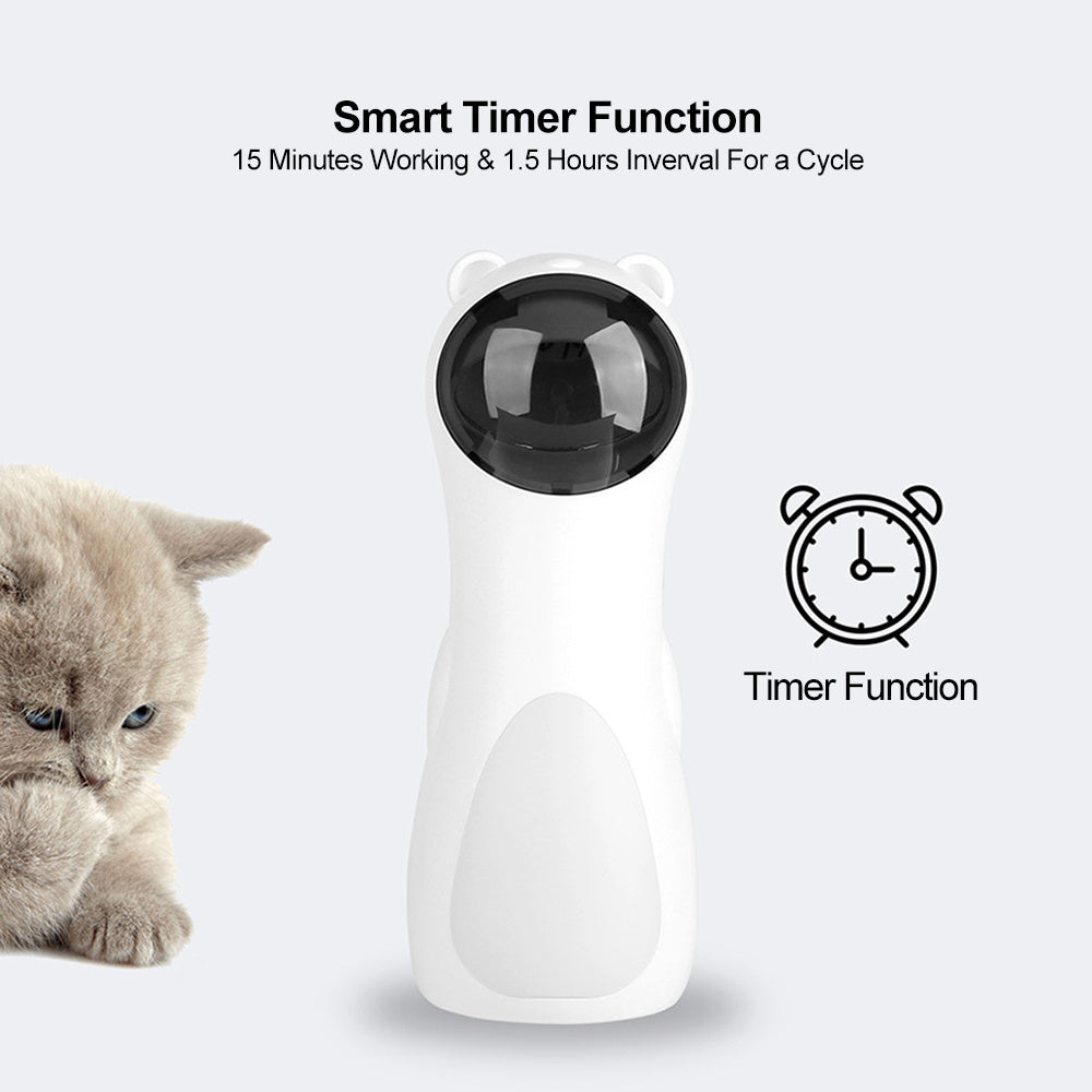 Automatic Laser Cat Toy Bear Laser Cat Toy LED Red Laser Cat Cat Toy - Rokkaku 18 online shop