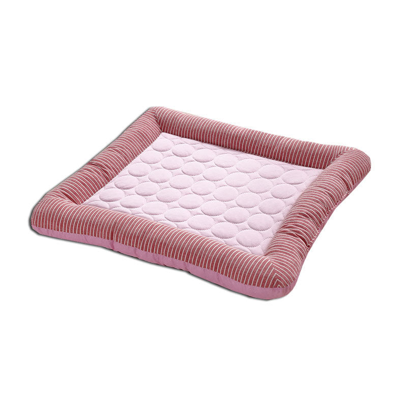 Pet Cooling Pad Bed For Dogs Cats Puppy Kitten Cool Mat Pet Blanket Ice Silk Material Soft For Summer Sleeping  Blue Breathable - Rokkaku 18 online shop