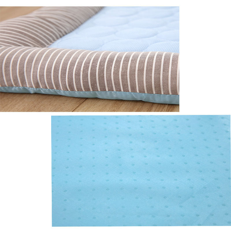 Pet Cooling Pad Bed For Dogs Cats Puppy Kitten Cool Mat Pet Blanket Ice Silk Material Soft For Summer Sleeping  Blue Breathable - Rokkaku 18 online shop