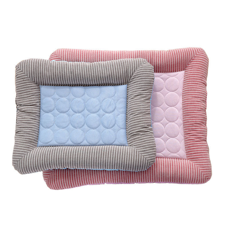 Pet Cooling Pad Bed For Dogs Cats Puppy Kitten Cool Mat Pet Blanket Ice Silk Material Soft For Summer Sleeping  Blue Breathable - Rokkaku 18 online shop