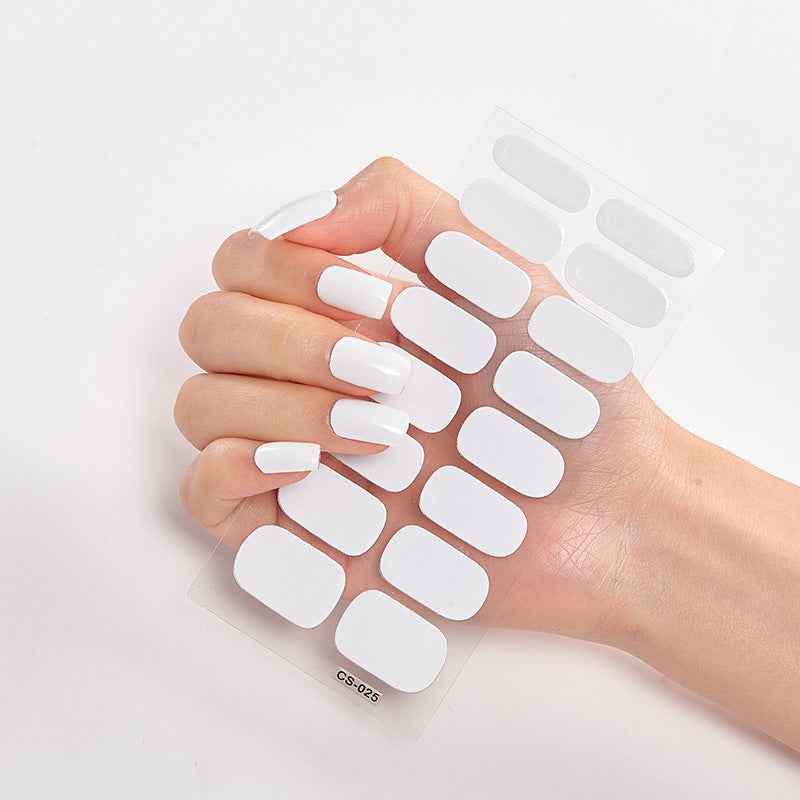 Nail Sticker Letter Color Nail Art Sticker Full Sticker