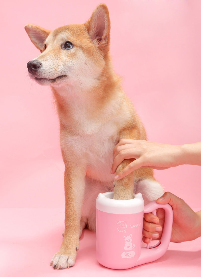 Pet Cat Dog Foot Clean Cup Cleaning Tool Silicone Washing Brush Paw Washer - Rokkaku 18 online shop