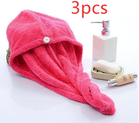 Women's Hair Dryer Cap, Absorbent Dry Hair Towel