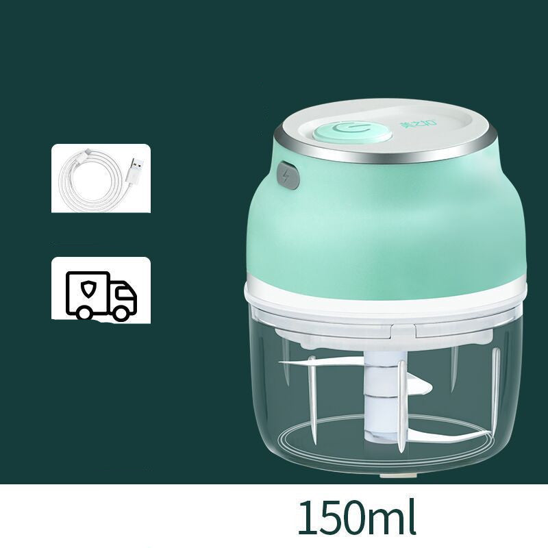 Portable Electric Mini Garlic Cutter Masher Vegetable Fruit Meat Food Chopper Grinder - Rokkaku 18 online shop