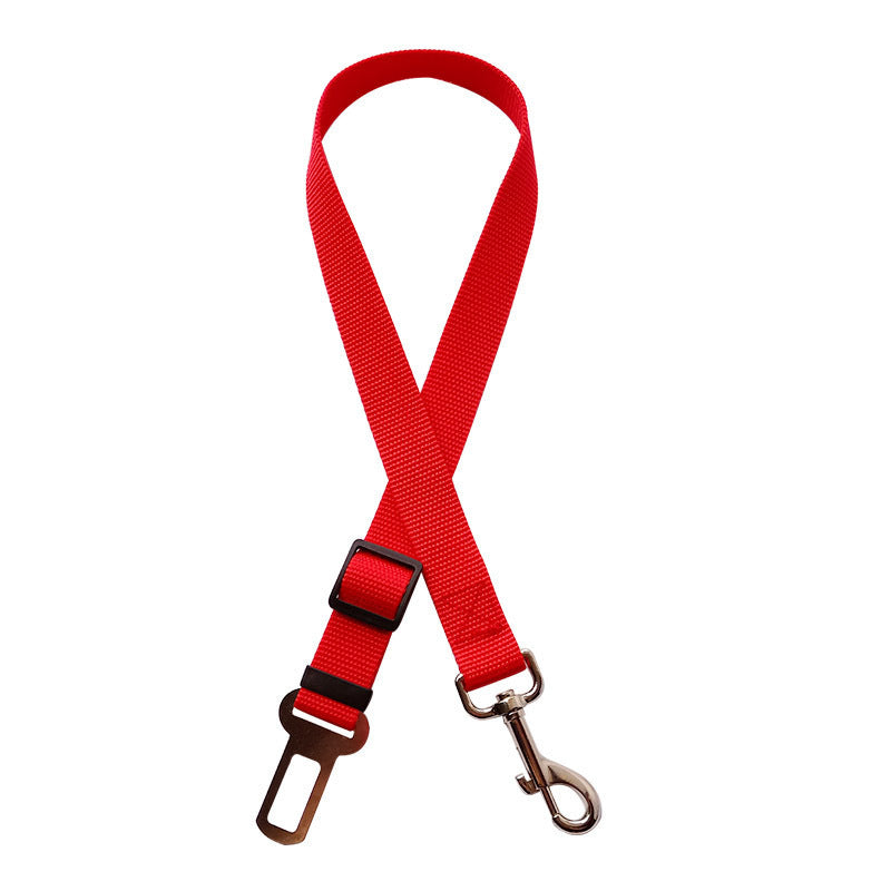 Adjustable Pet Cat Dog Car Seat Belt Pet Seat Vehicle Dog Harness Lead Clip Safety Lever Traction Dog Collars Dogs Accessoires Pets Products - Rokkaku 18 online shop