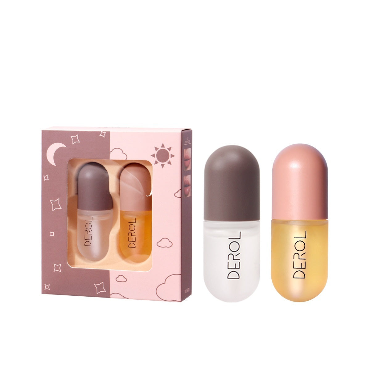 Day Night Instant Volume Lip Plumper Oil Clear Lasting Nourishing Repairing Reduce Lip Fine Line Care Lip Beauty Cosmetic - Rokkaku 18 online shop
